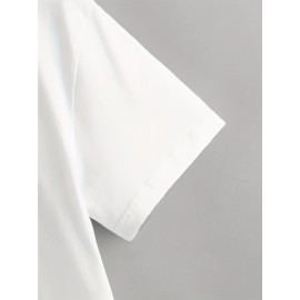 Hands Money Print, Men's T-shirt, Round Neck Short Sleeve Tops, Patterned T-shirt, Men's Summer Wear, Men's Clothing