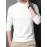 Solid Men's Slim Mock Neck Long Sleeve Active T-shirt Tee, Casual Comfy Shirts For Winter Fall, Men's Clothing Tops