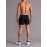 Letter Print Comfy Shorts, Men's Casual Slightly Stretch Elastic Waist Drawstring Shorts For Summer Basketball Beach Resort
