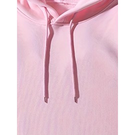 Hoodies For Men, Solid Color Hoodie, Men's Casual Pullover Hooded Sweatshirt With Kangaroo Pocket For Spring Fall, As Gifts